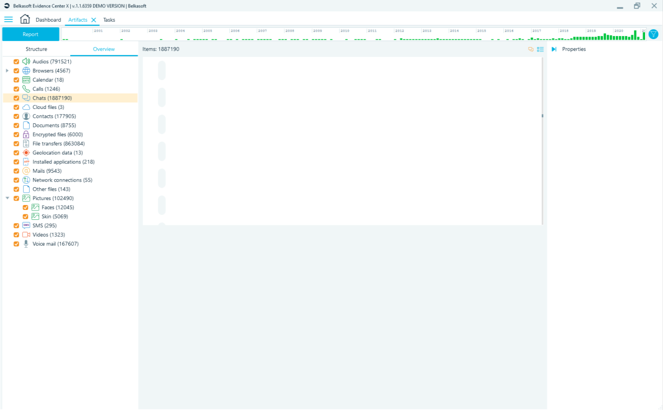 Belkasoft Evidence Center X - Chat (failed)